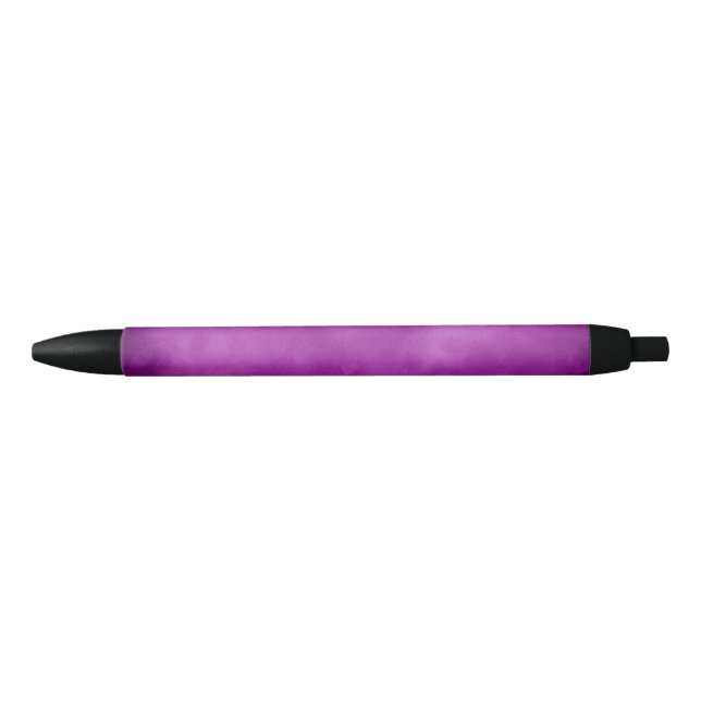Stylish Storm cloud effect in violet  Black Ink Pen (Front)
