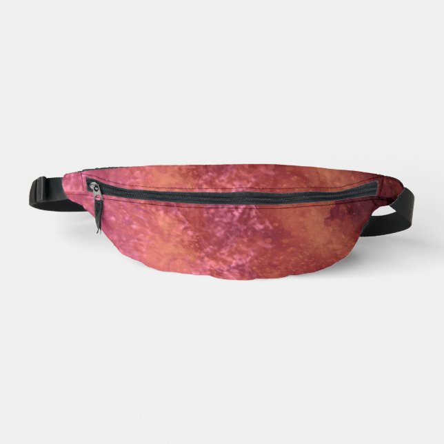 Stylish Storm cloud effect Orange  Bum Bags (Front)