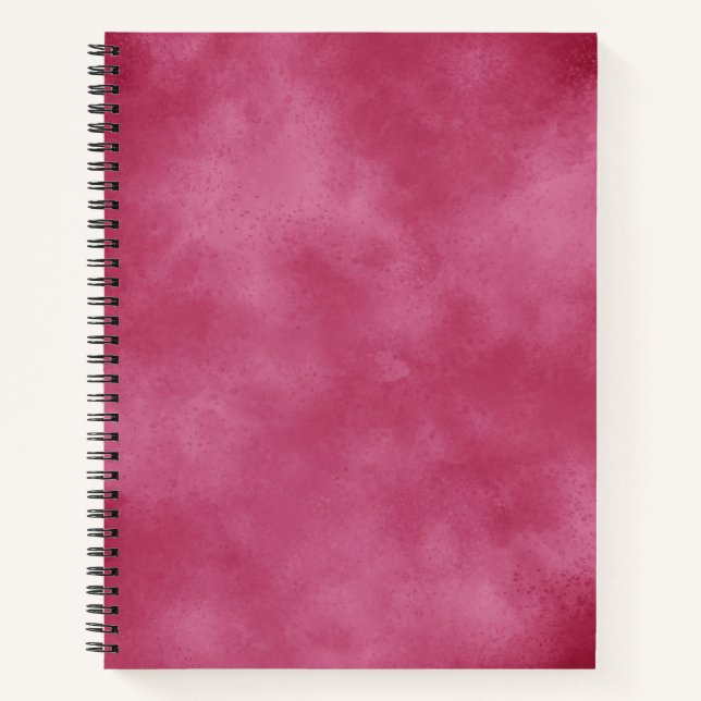 Stylish Storm cloud effect pattern burgundy  Notebook (Front)