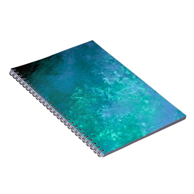 Stylish Storm cloud effect pattern Dark Green  Notebook (Right Side)