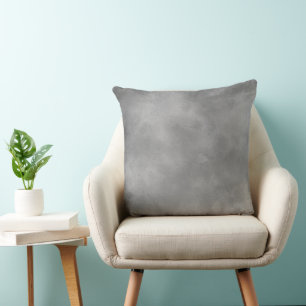 Stylish Storm cloud effect pattern gray monochrome Cushion