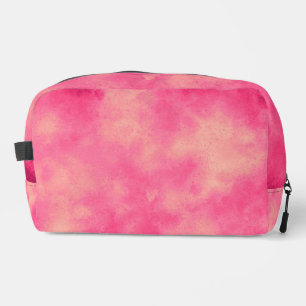 Stylish Storm cloud effect pattern Pink Yellow Dopp Kit