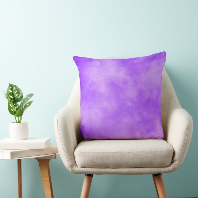 Stylish Storm cloud effect pattern purple blue  Cushion (Chair)