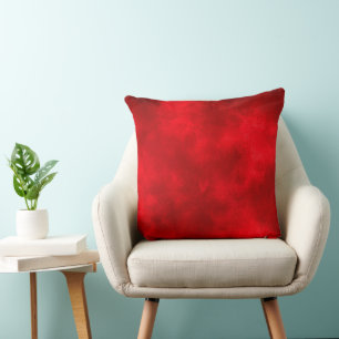 Stylish Storm cloud effect pattern Red Black Cushion