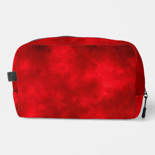 Stylish Storm cloud effect pattern Red Dopp Kit