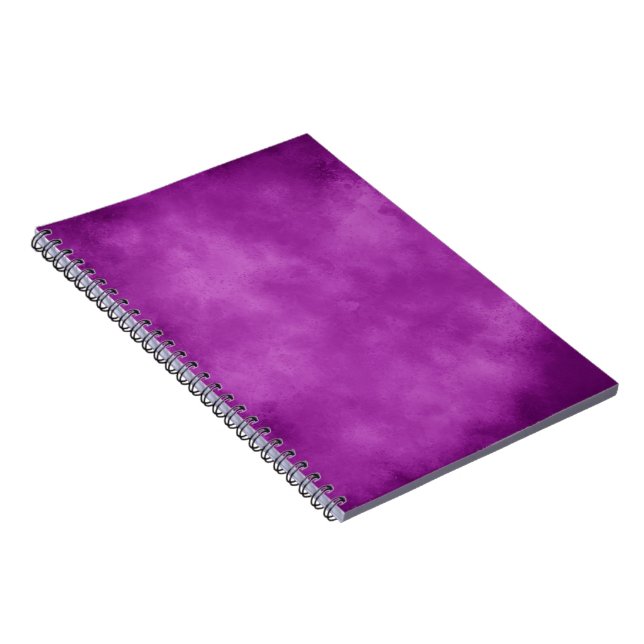 Stylish Storm cloud effect pattern violet Notebook (Right Side)