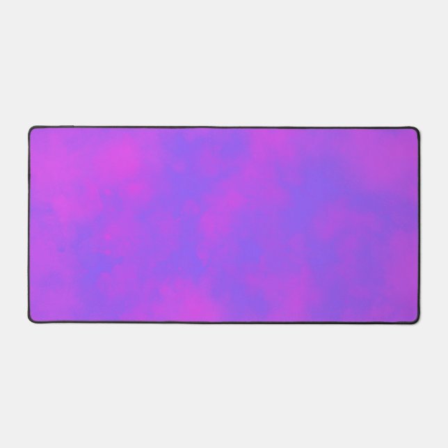 Stylish Storm cloud effect  Pink Blue Desk Mat (Front)