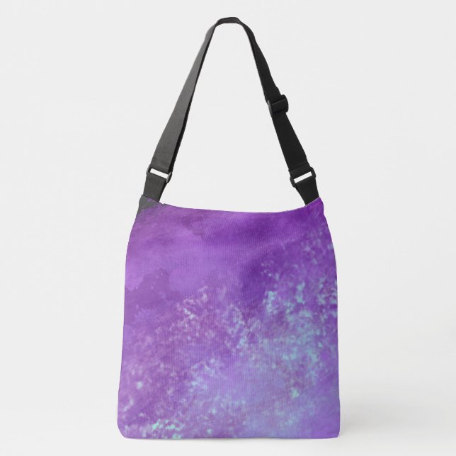 Stylish Storm cloud effect Purple  Crossbody Bag (Front)