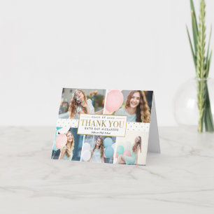 Stylish Tag Graduation Thank You Card