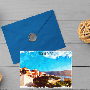 Stylish Tenerife Spain Canary Islands  Postcard