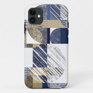 Stylish textured geometric iPhone 11 case
