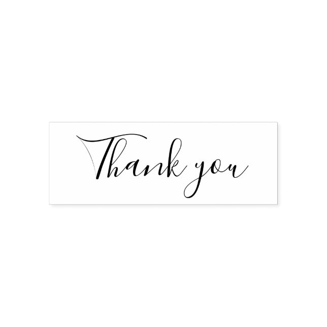 Stylish Thank you Self-inking Stamp (Design)