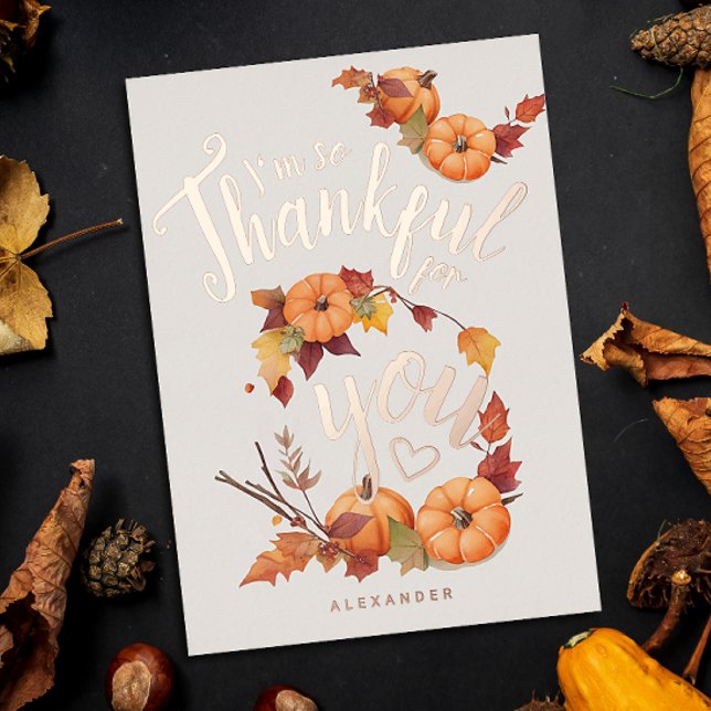Stylish Thanksgiving Orange Pumpkins Love Script (Creator Uploaded)