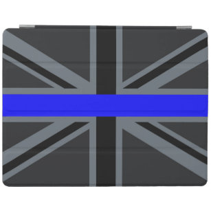 Stylish Thin Blue Line Union Jack iPad Cover