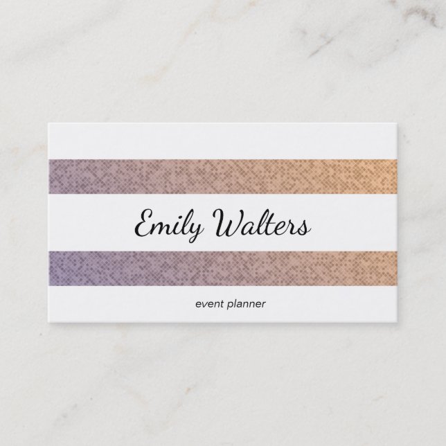 Stylish Tiles | Stripes Business Card (Front)