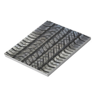 Stylish Tire Rubber Automotive Texture Notepad