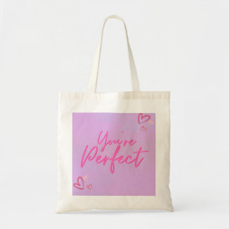 Stylish tote bag with quote