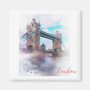 Stylish Tower Bridge London UK Magnet