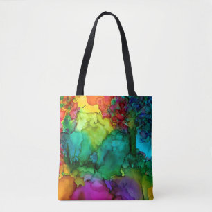 Stylish, Trendy and Colourful Abstract Tote Bag