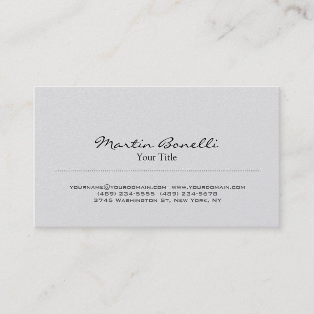 Stylish Trendy Business Card (Front)