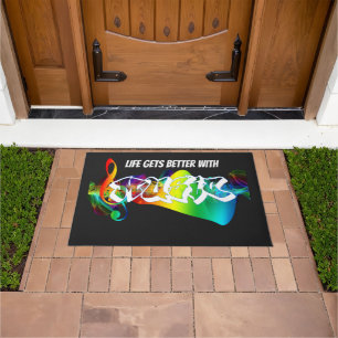 Stylish Trendy Jamming Doormat
