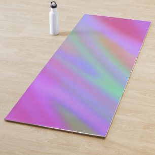 Stylish Trendy luxury purple green pink abstract  Yoga Mat