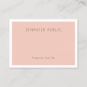 Stylish Trendy Modern Minimalist Design Template Business Card