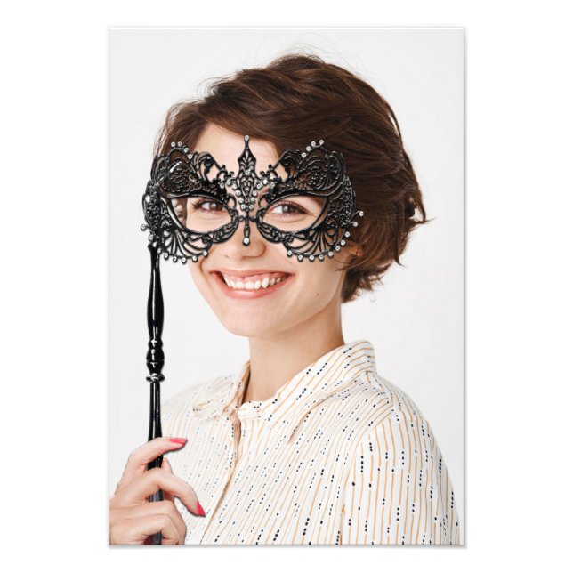 Stylish Trendy Portrait Photo Print (Front)