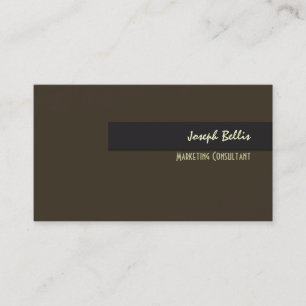 Stylish trendy retro colours business cards