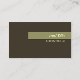 Stylish trendy retro colours business cards