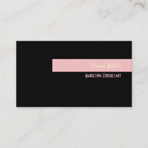 Stylish trendy retro colours business cards