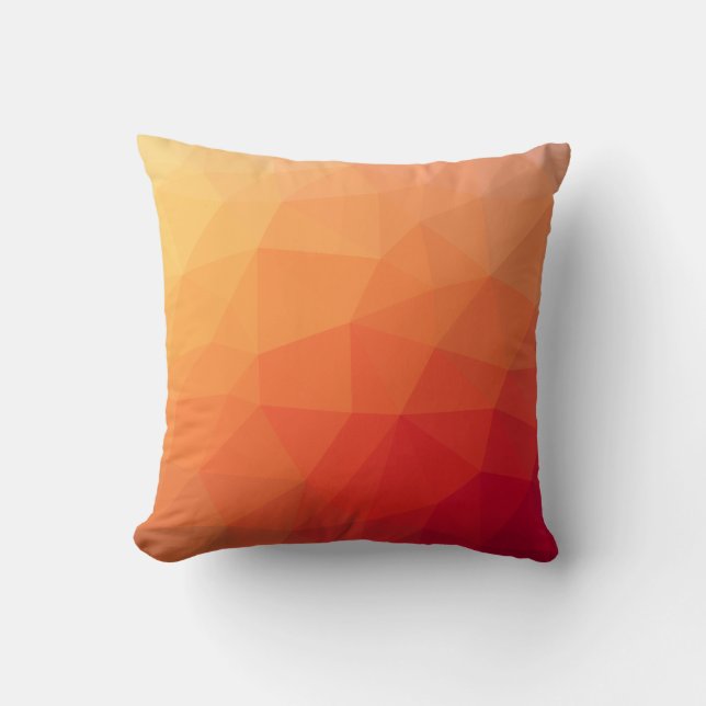 Stylish Triangle Geometric Pattern Cushion (Front)