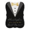 Stylish Tuxedo Best Man Wedding Proposal Card