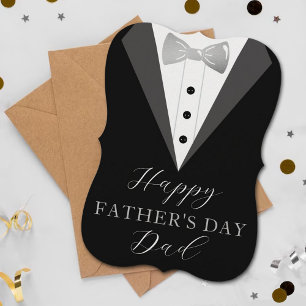 Stylish Tuxedo Happy Father's Day