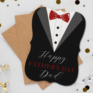Stylish Tuxedo Happy Father's Day