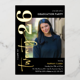 Stylish Twenty25 Photo Graduation Party
