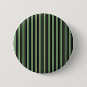 Stylish Vintage Olive Sage Green Black 3D Striped  6 Cm Round Badge
