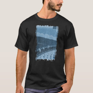 Stylish Vintage Sudden Shower Hiroshige Classic T-Shirt