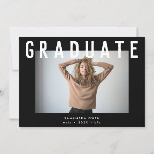 stylish voguish modish chic smart grad photo anno announcement