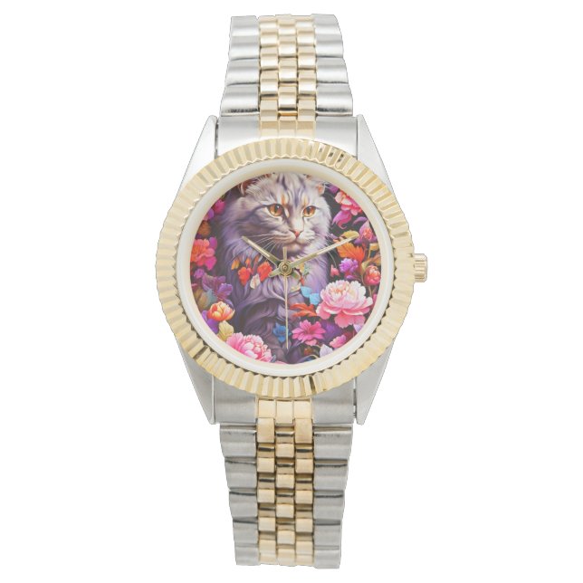 Stylish watch for cat lovers (Front)