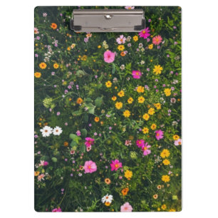 Stylish Watercolor Floral Pattern Clipboard