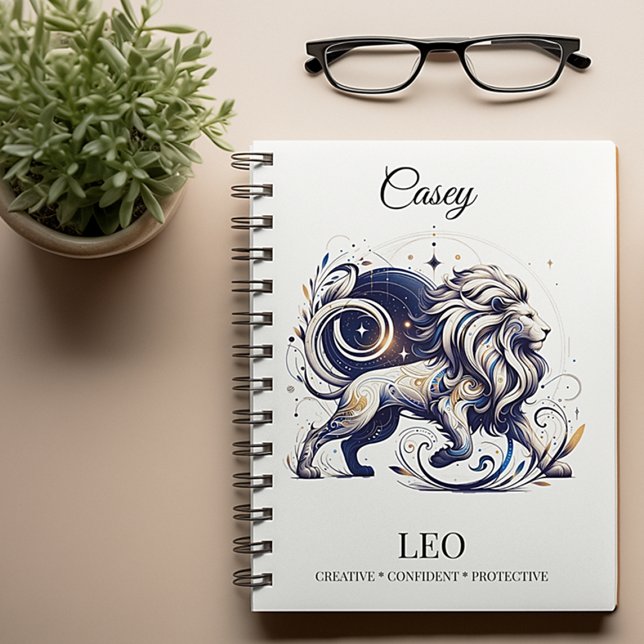 Stylish Watercolor Leo Custom Journal (Creator Uploaded)