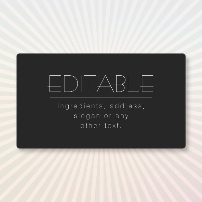 Stylish Waterproof Multi-purpose Black & White  (Creator Uploaded)