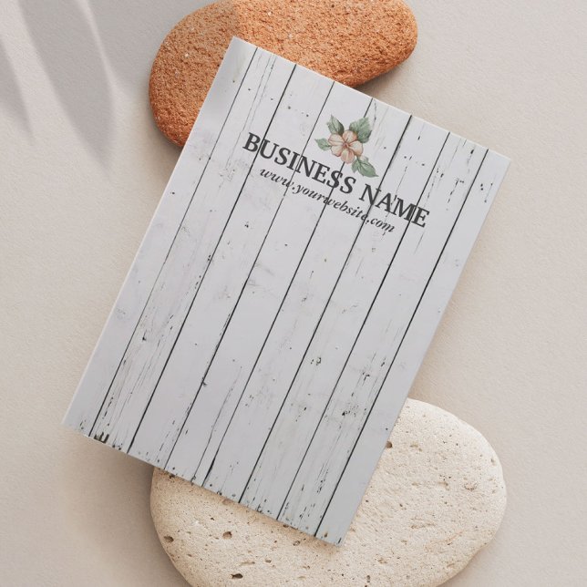 Stylish Weathered White Wood Stripes Earring Cards (Creator Uploaded)