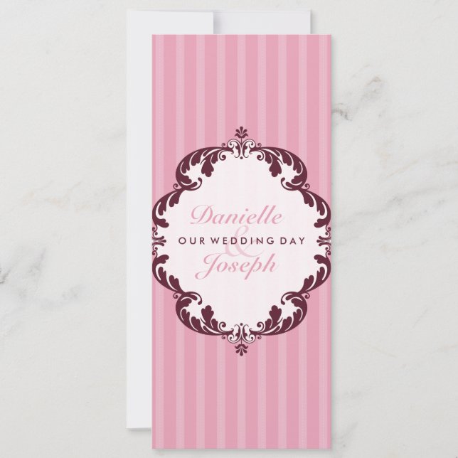 STYLISH WEDDING INVITES :: flourish deluxe 2 (Front)