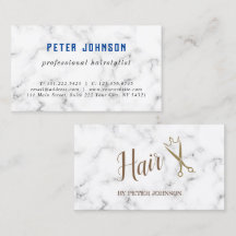 Stylish White Marble for Hair Artist