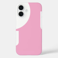 Stylish White Shaped on Light Pink