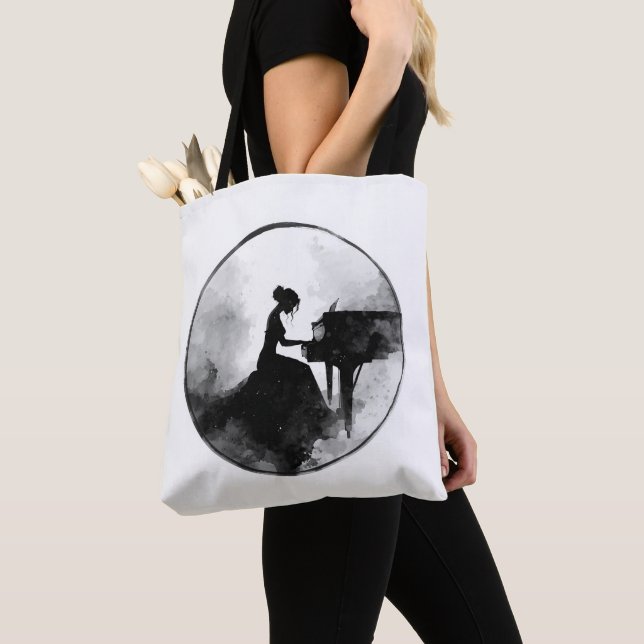 Stylish Women’s Sports Tote Bag – Gym & Everyday U (Close Up)