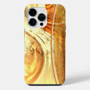 Stylish Yellow Natural Earth Tones Abstract iPhone Case