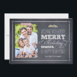 Stylishly Chalked Holiday Photo Cards<br><div class="desc">Celebrate the season with this modern and stylish holiday card from Berry Berry Sweet. 

 Matching products:</div>
